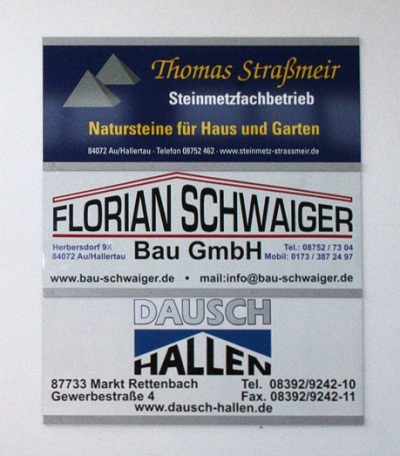 Werbung Schwaiger Bau GmbH