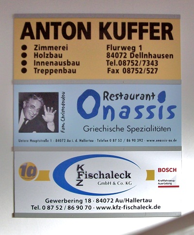 Werbung KFZ Fischaleck